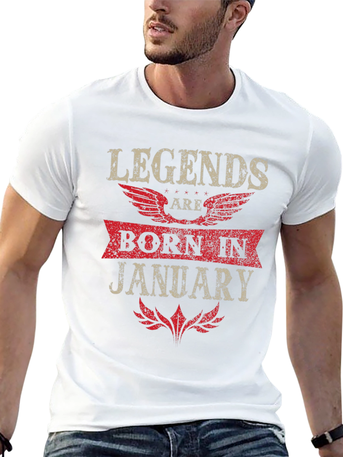 Legends Born in January Graphic Tee
