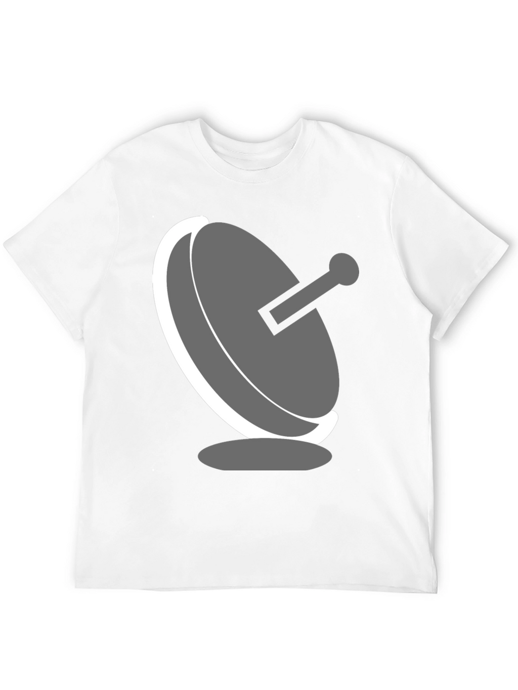 Satellite Dish Graphic T-Shirt - Modern Tech Tee