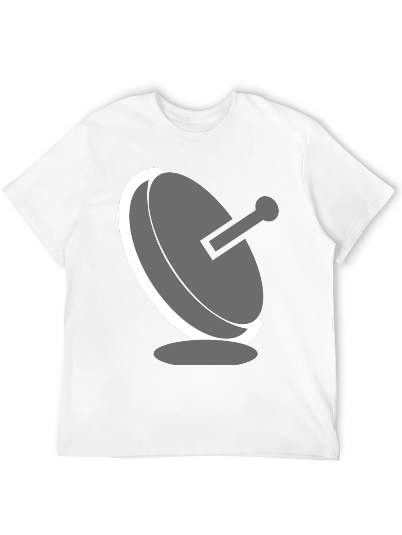 Satellite Dish Graphic T-Shirt - Modern Tech Tee