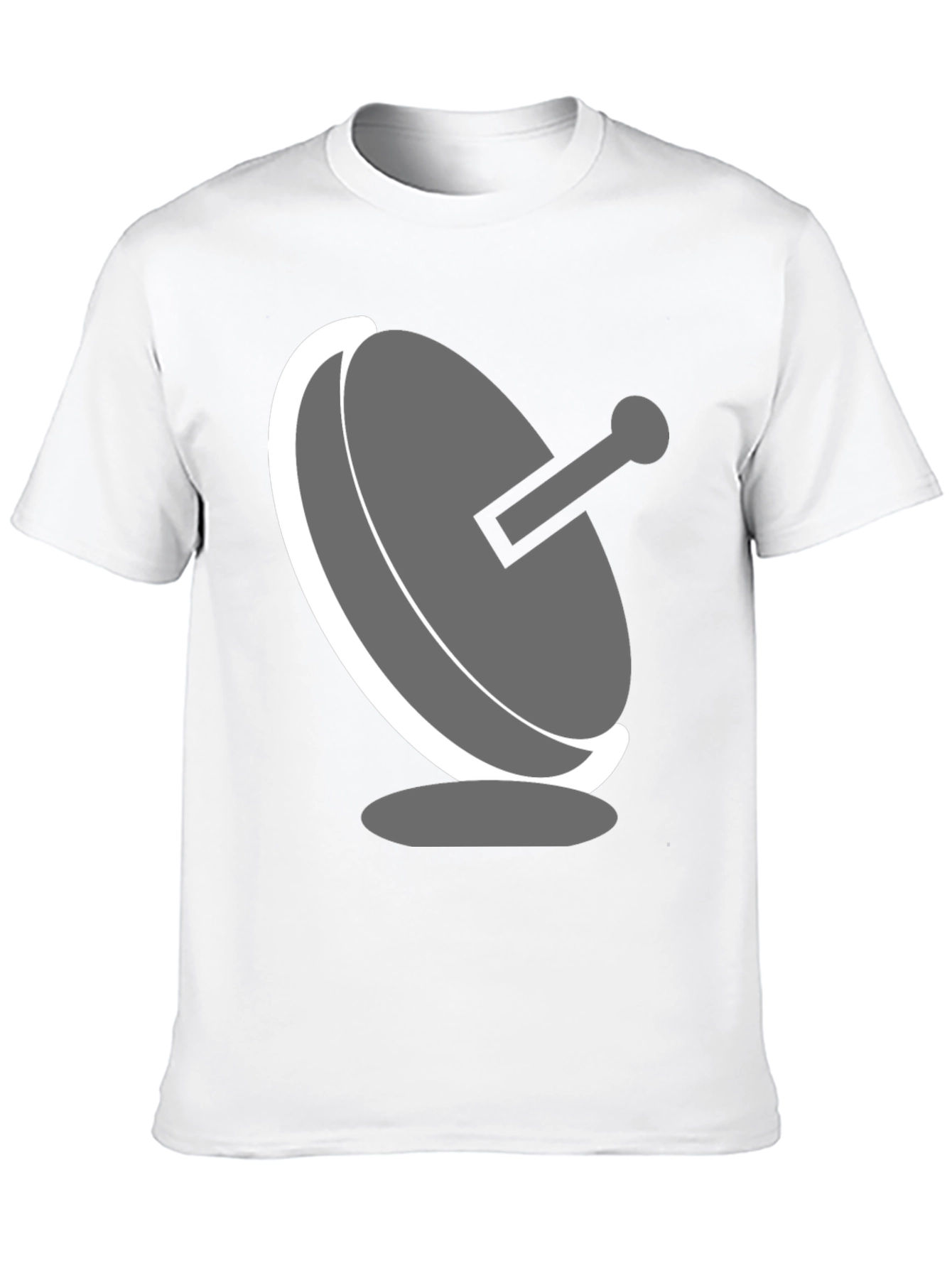 Satellite Dish Graphic T-Shirt - Modern Tech Tee