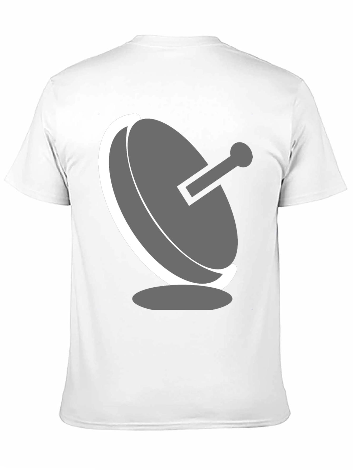Satellite Dish Graphic T-Shirt - Modern Tech Tee
