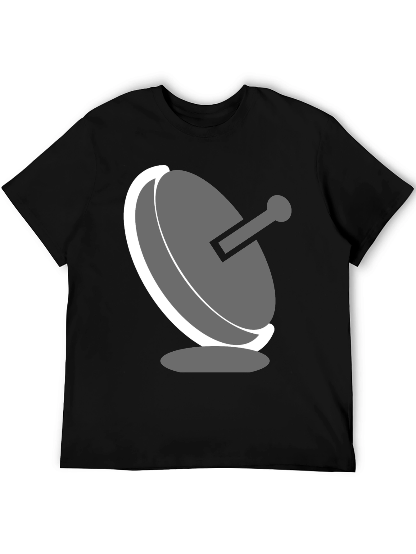 Satellite Dish Graphic T-Shirt - Modern Tech Tee