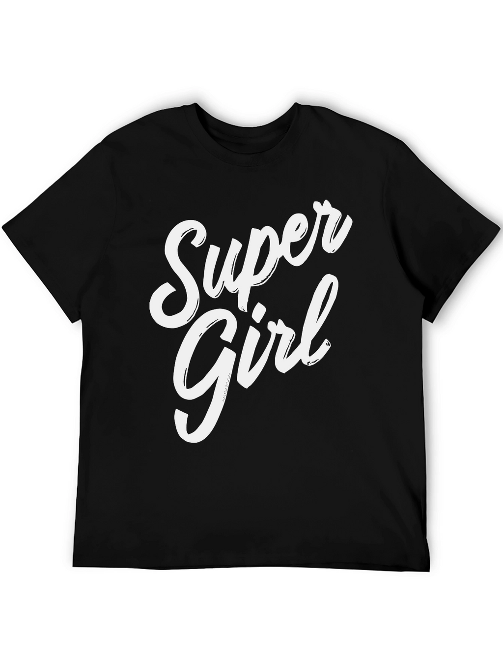 Super Girl Graphic Tee - Black
