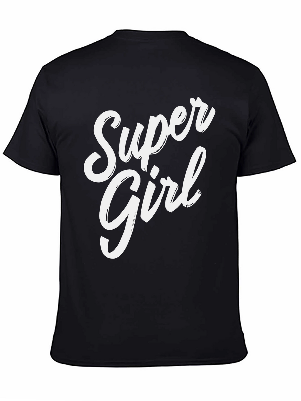 Super Girl Graphic Tee - Black