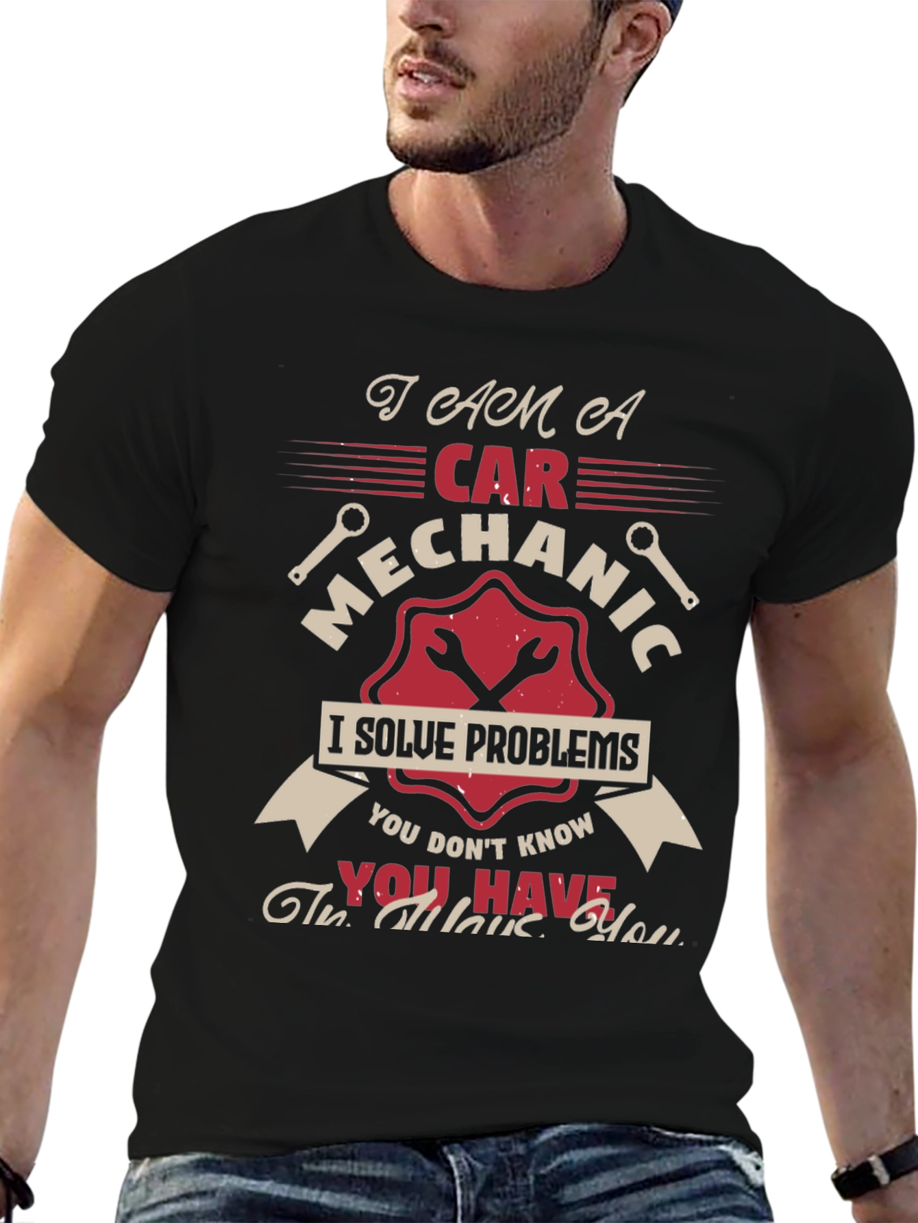 Car Mechanic T-Shirt - Problem Solver