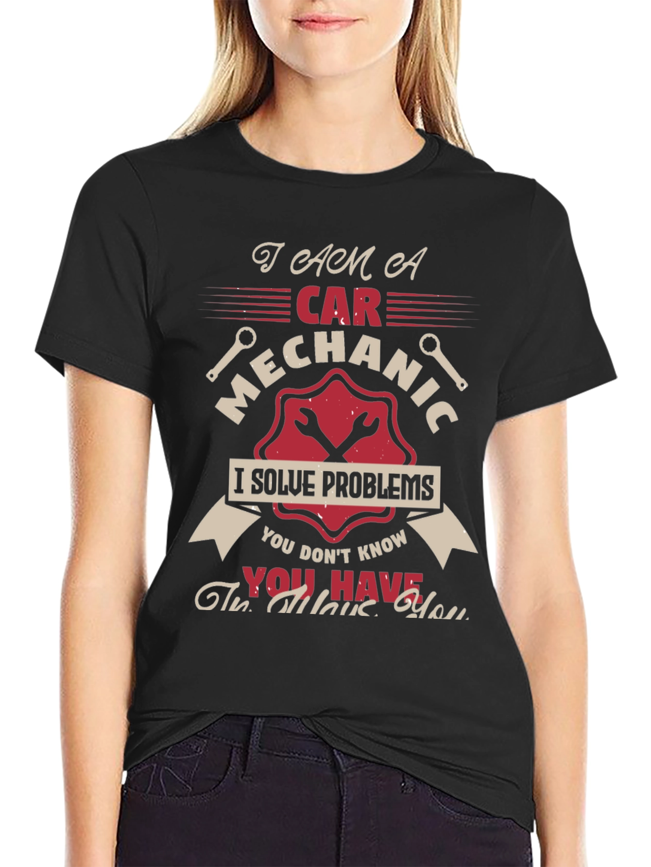 Car Mechanic T-Shirt - Problem Solver