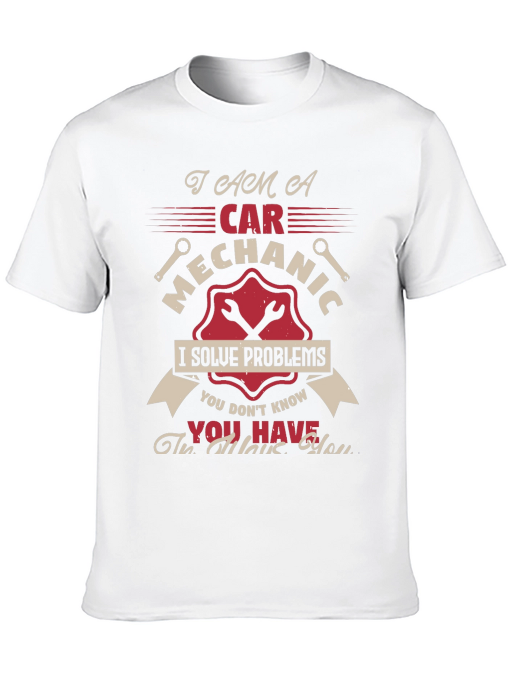 Car Mechanic T-Shirt - Problem Solver