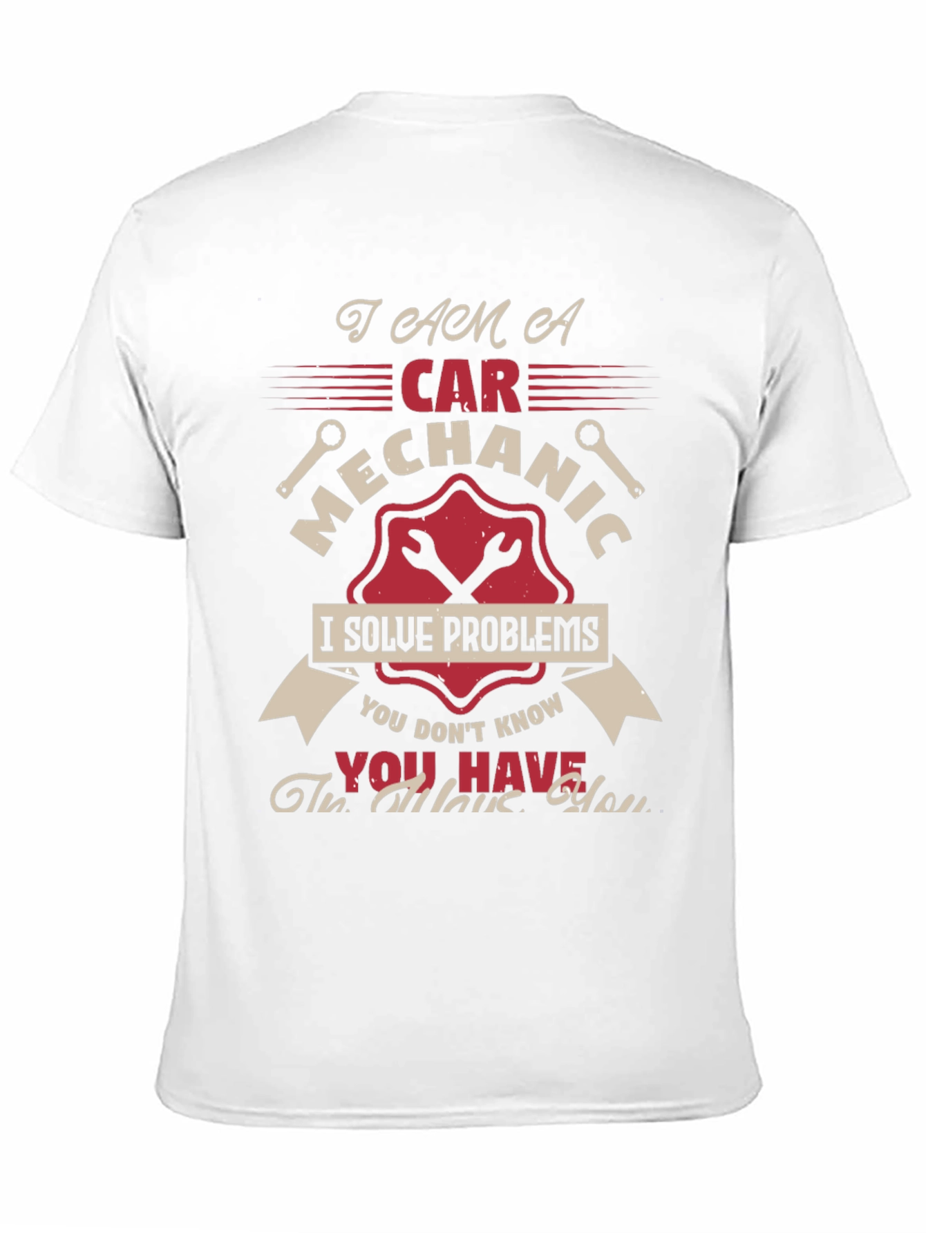 Car Mechanic T-Shirt - Problem Solver