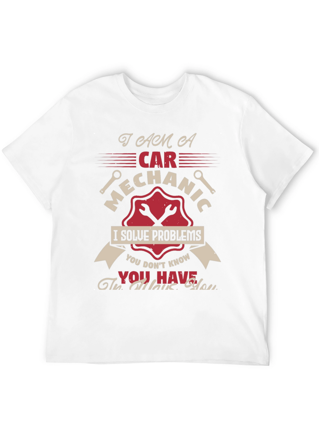 Car Mechanic T-Shirt - Problem Solver