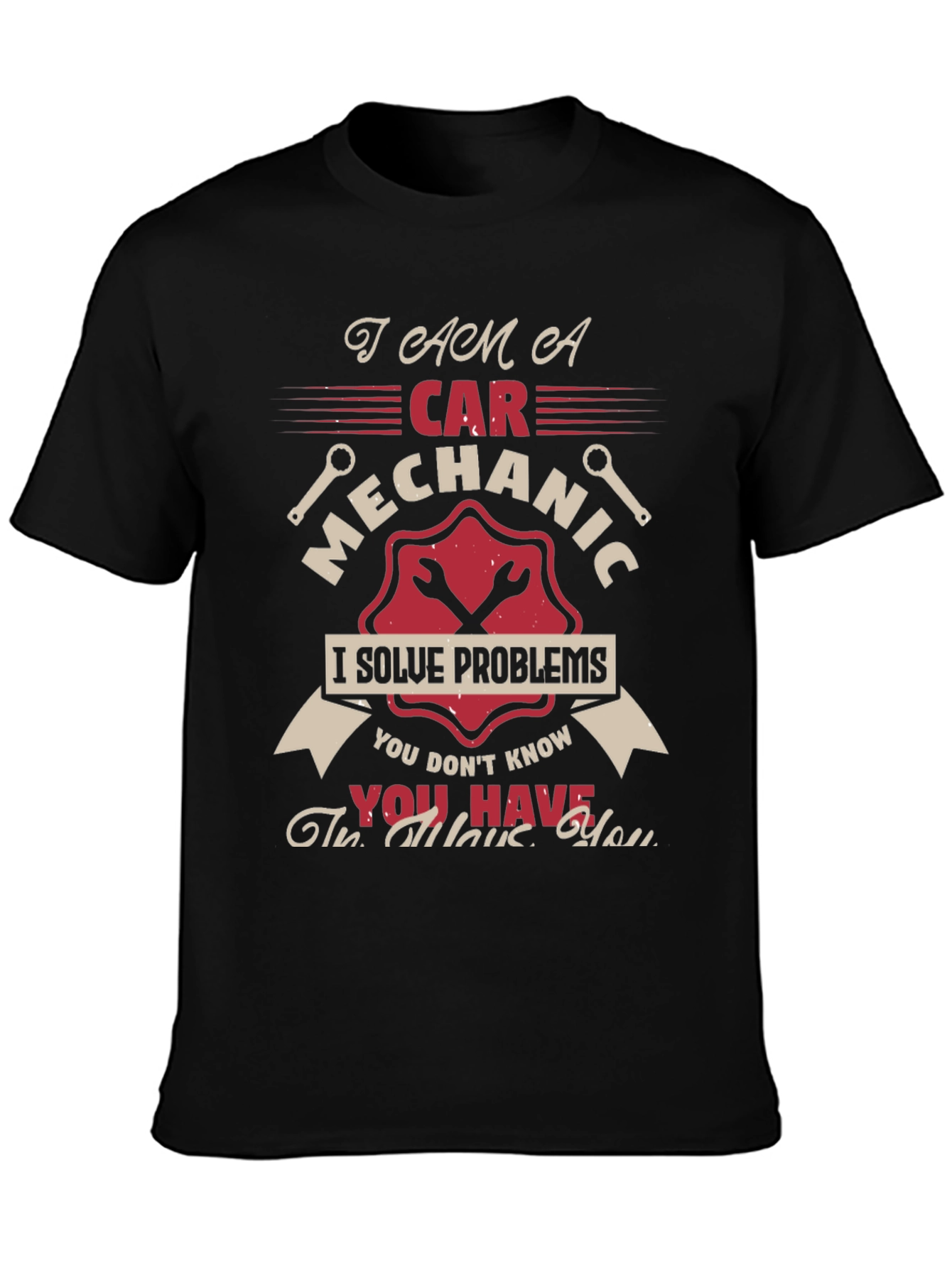 Car Mechanic T-Shirt - Problem Solver