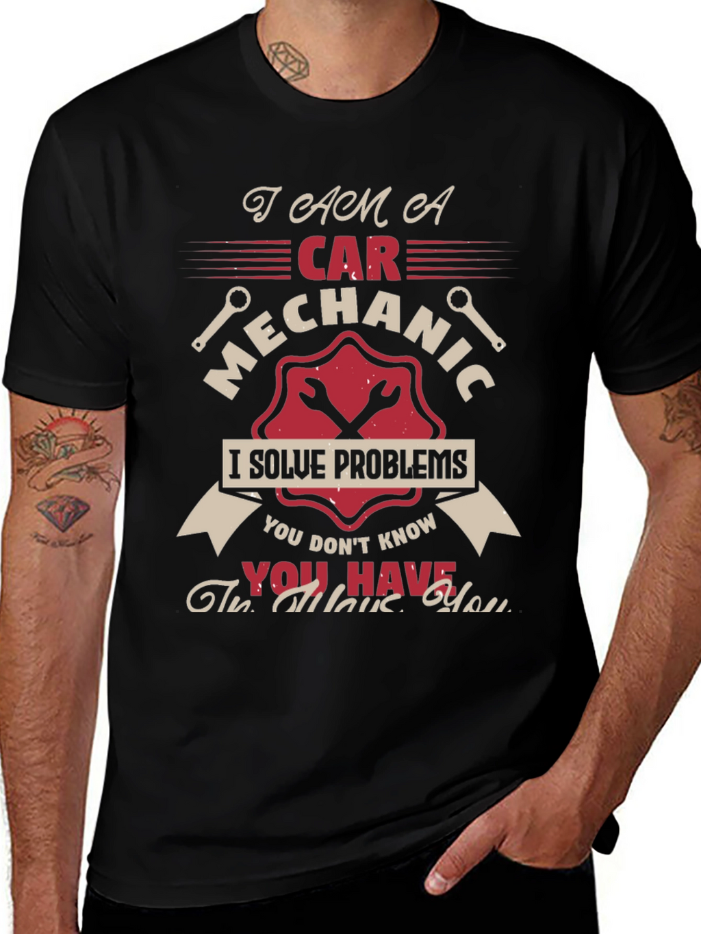 Car Mechanic T-Shirt - Problem Solver