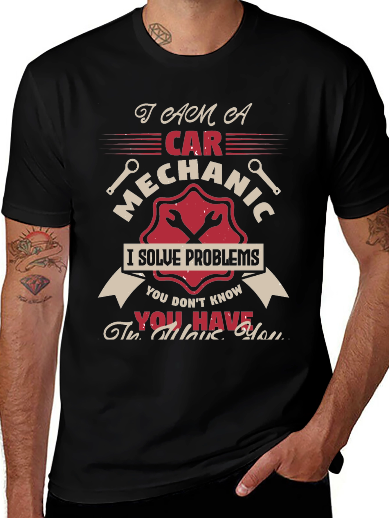 Car Mechanic T-Shirt - Problem Solver