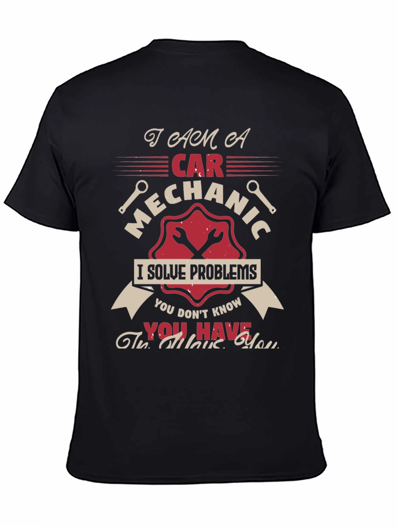 Car Mechanic T-Shirt - Problem Solver