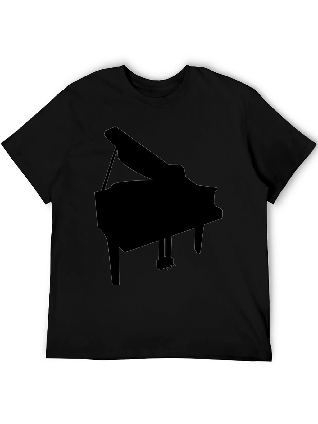 Grand Piano Graphic Tee - Black Classic Fit