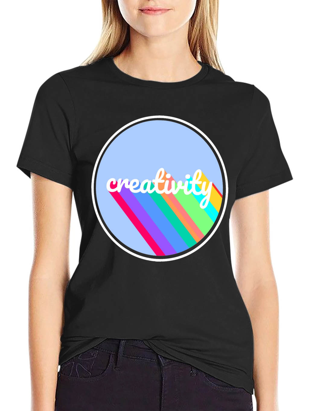 Creative Vibes Black T-Shirt