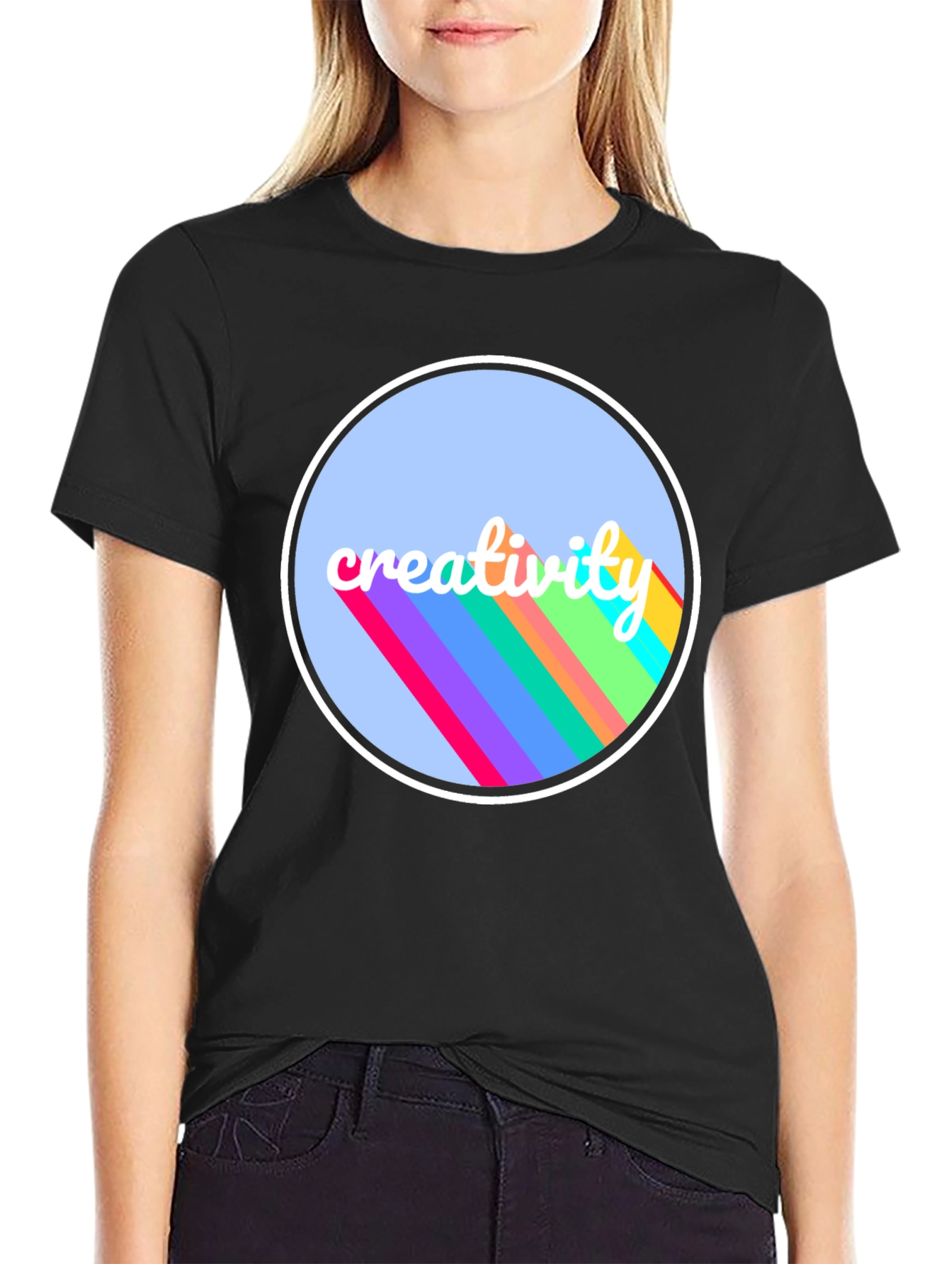 Creative Vibes Black T-Shirt