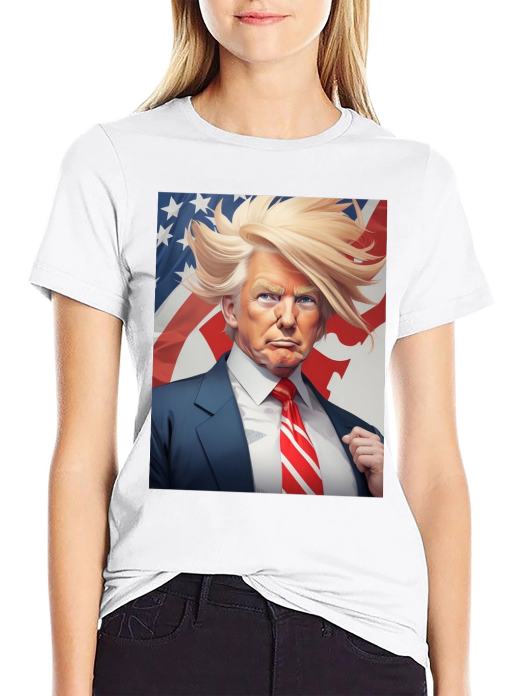 Trump T-Shirt - Patriotic Design