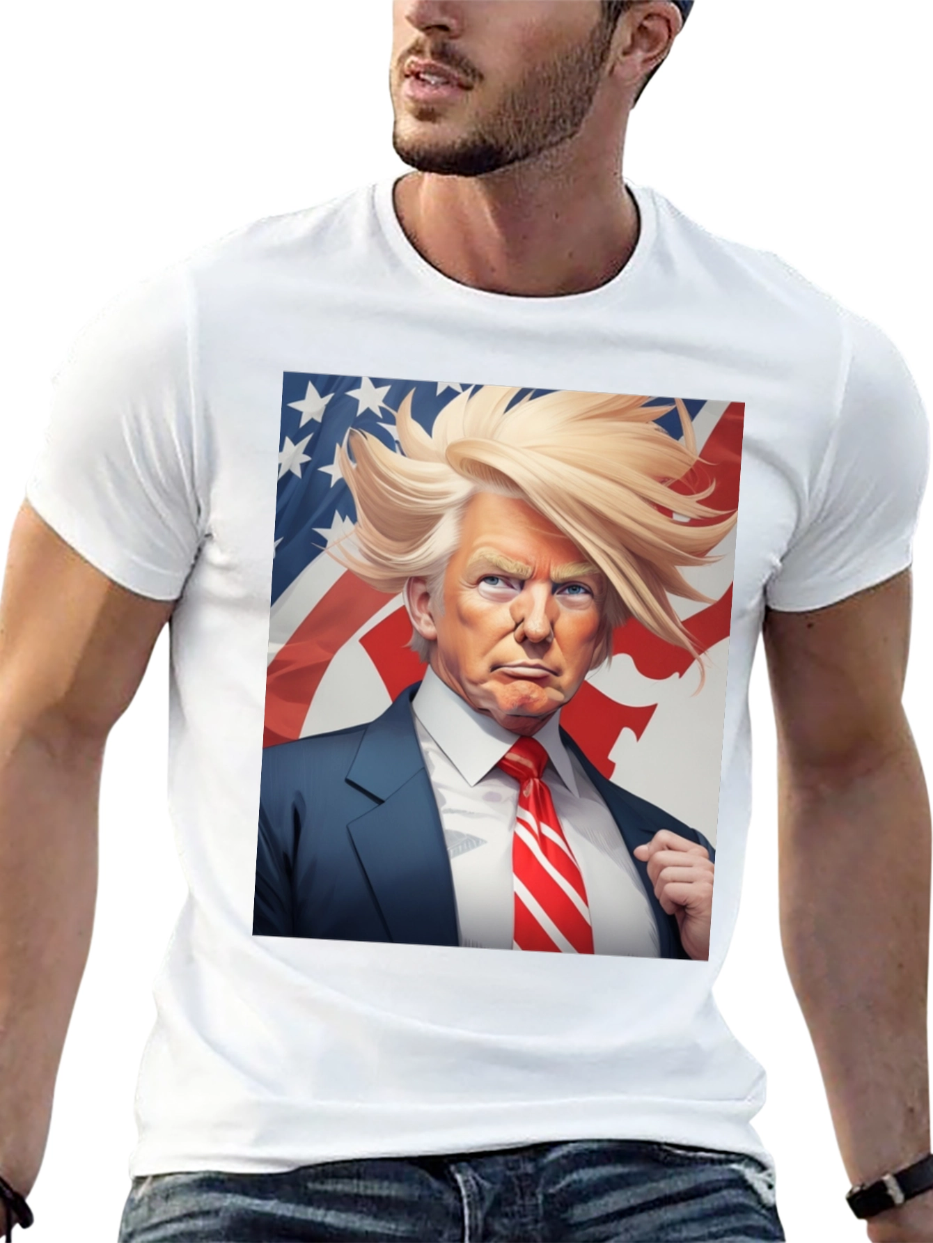 Trump T-Shirt - Patriotic Design