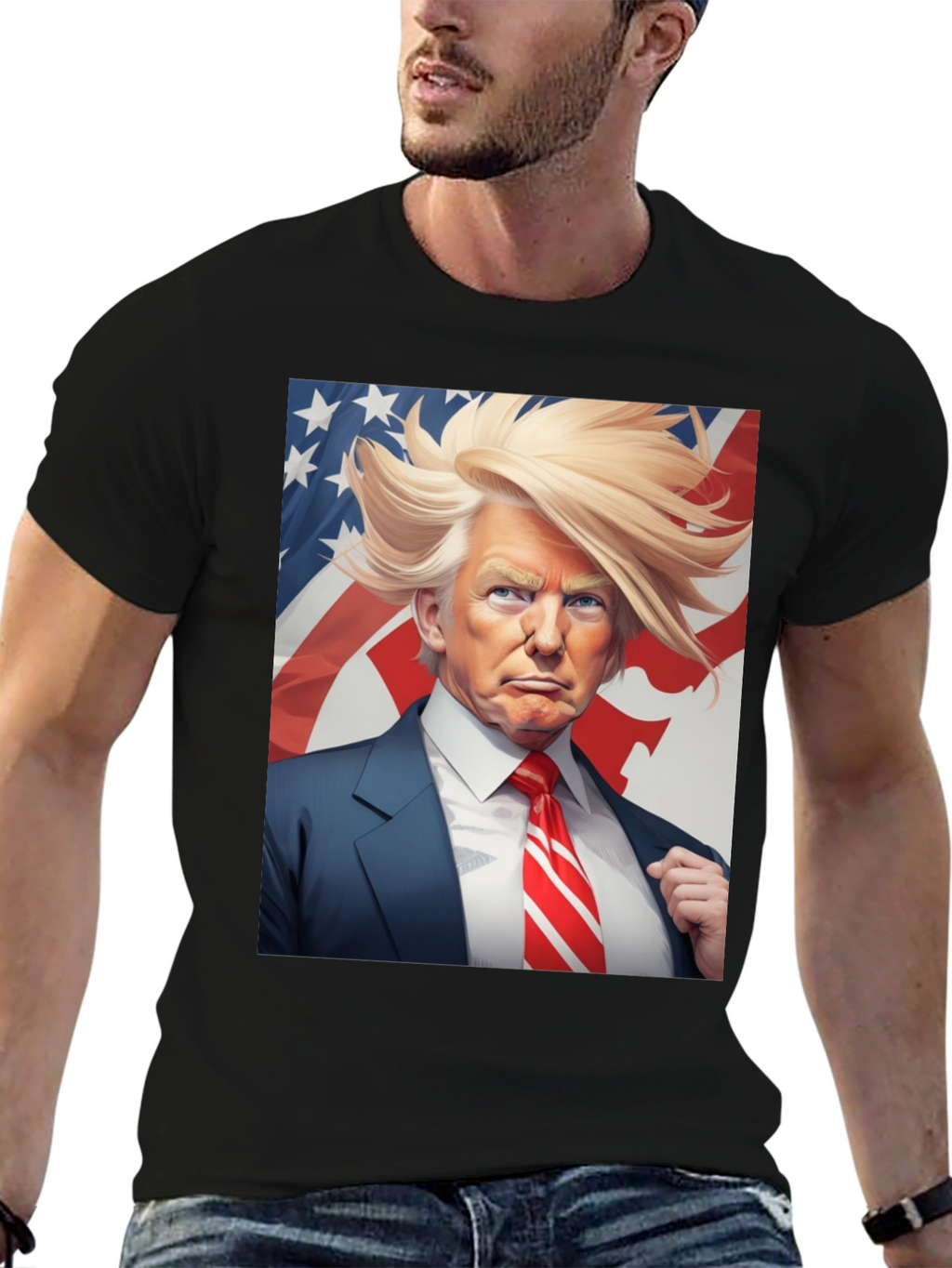 Trump T-Shirt - Patriotic Design