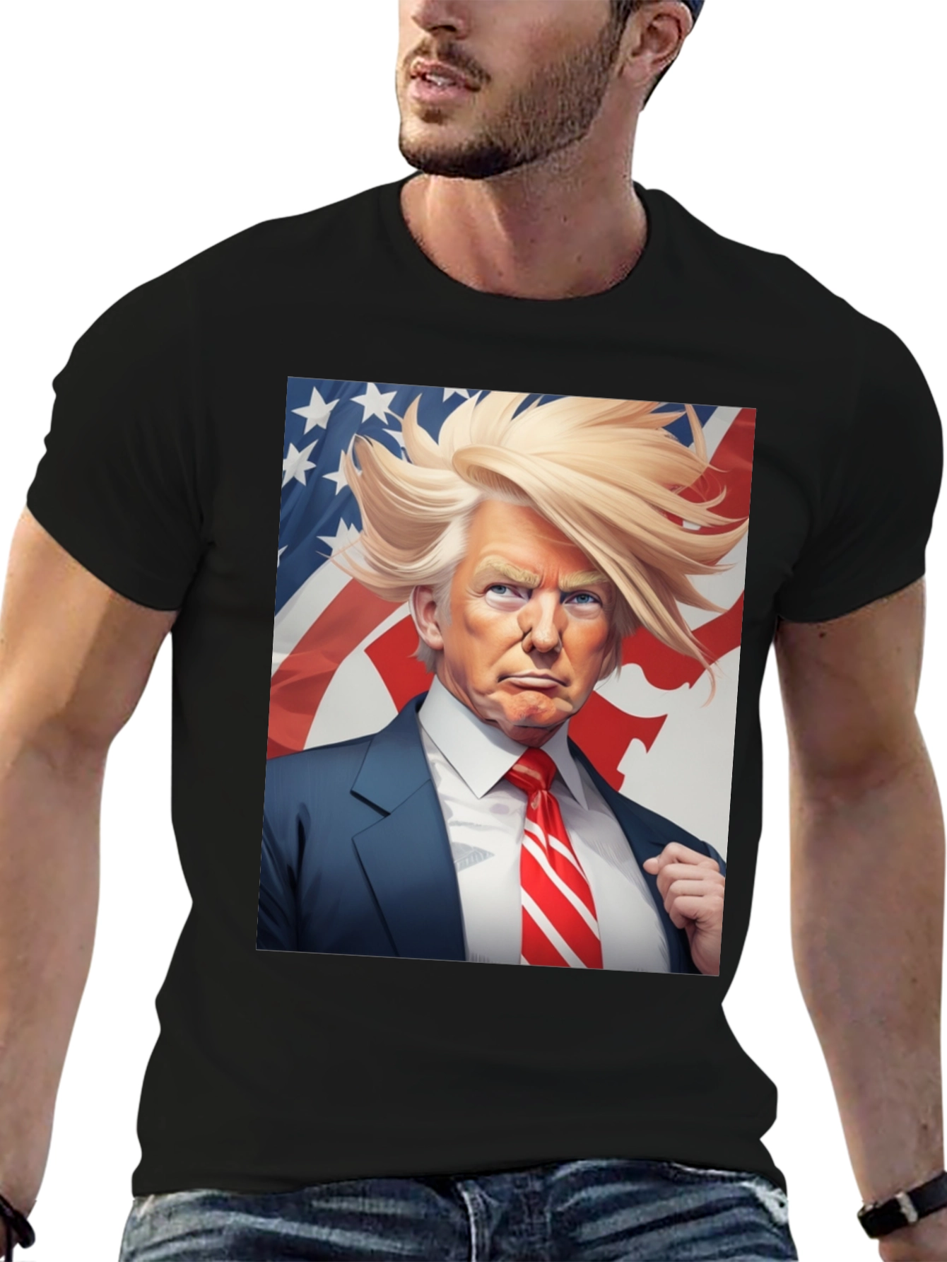 Trump T-Shirt - Patriotic Design