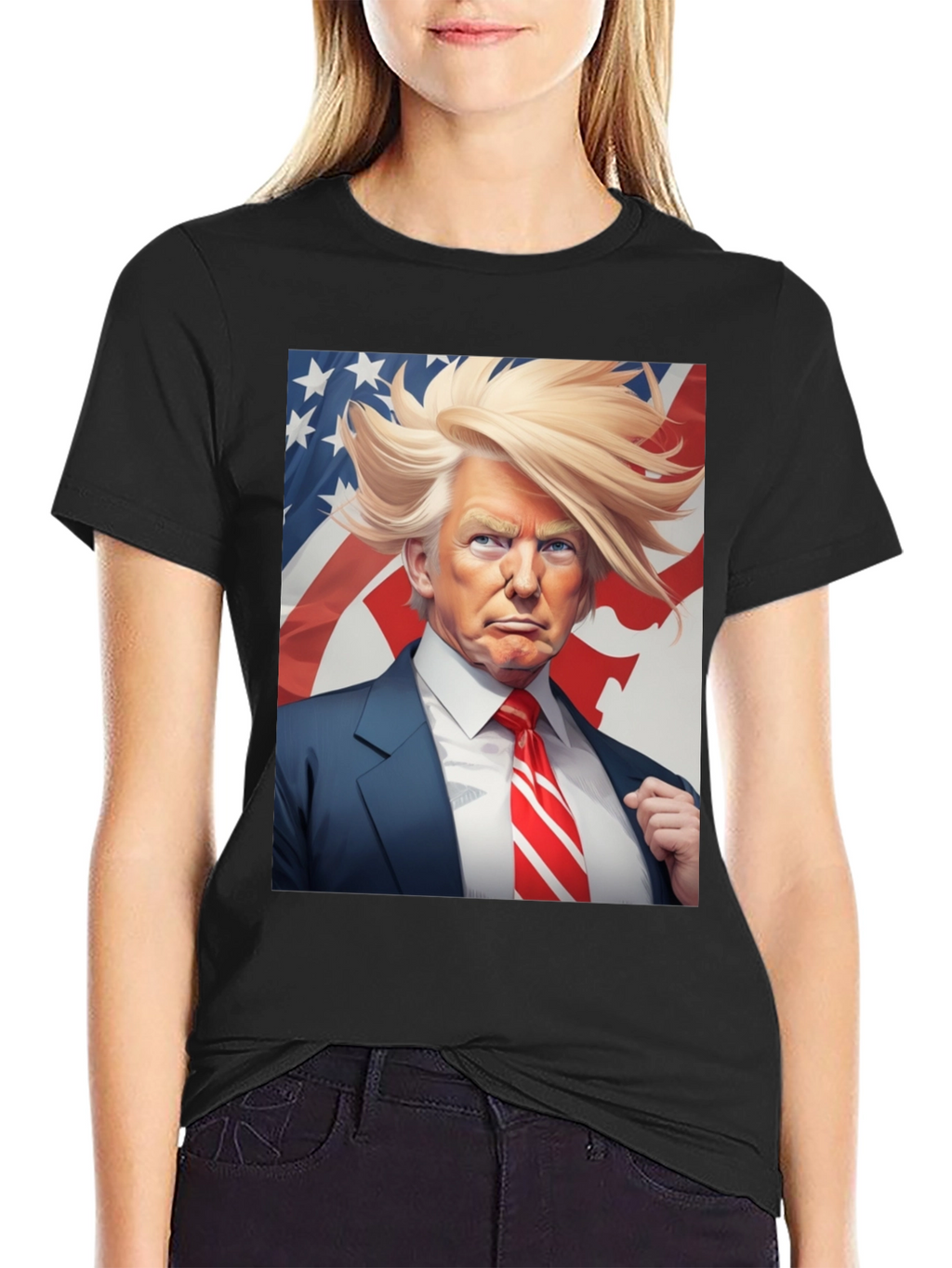 Trump T-Shirt - Patriotic Design