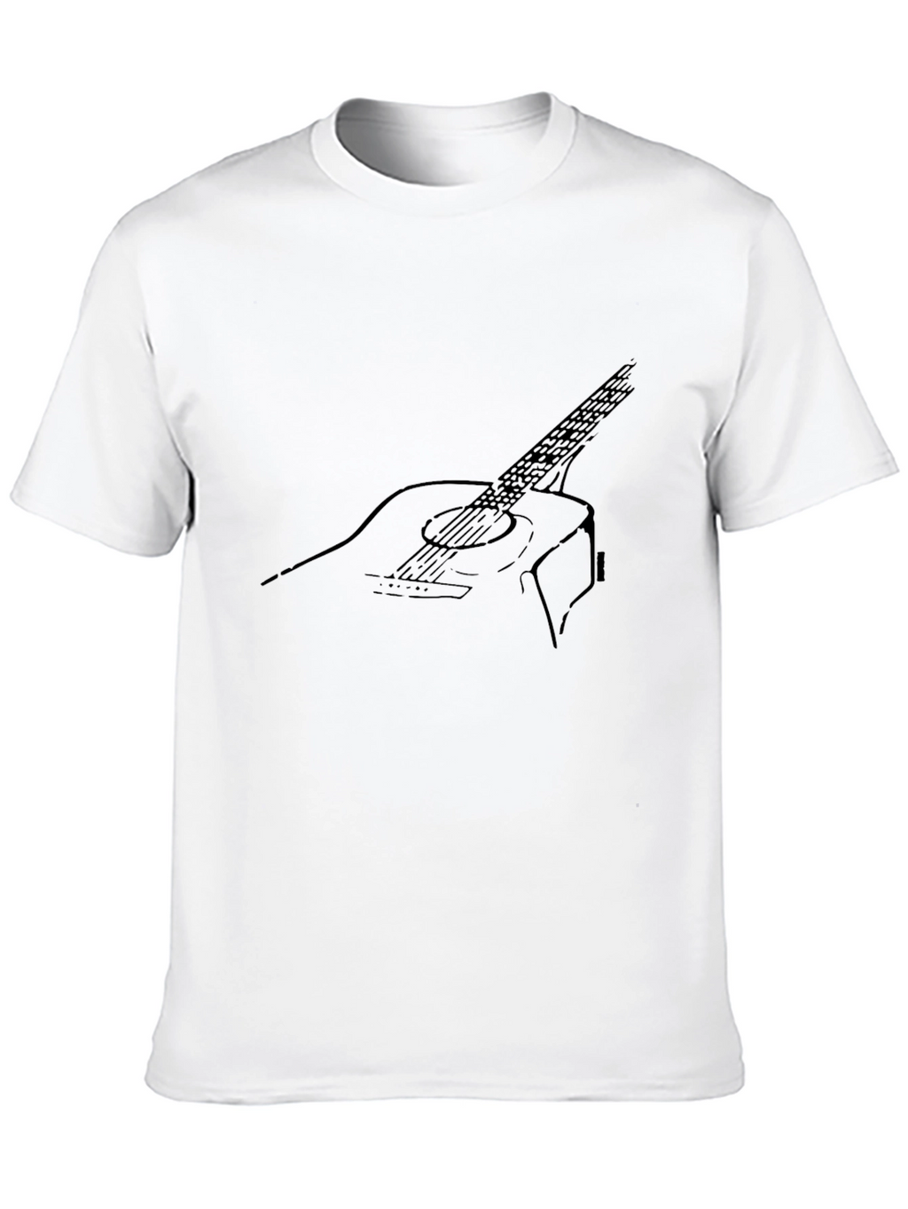 Guitar Player Graphic Tee - Classic Black