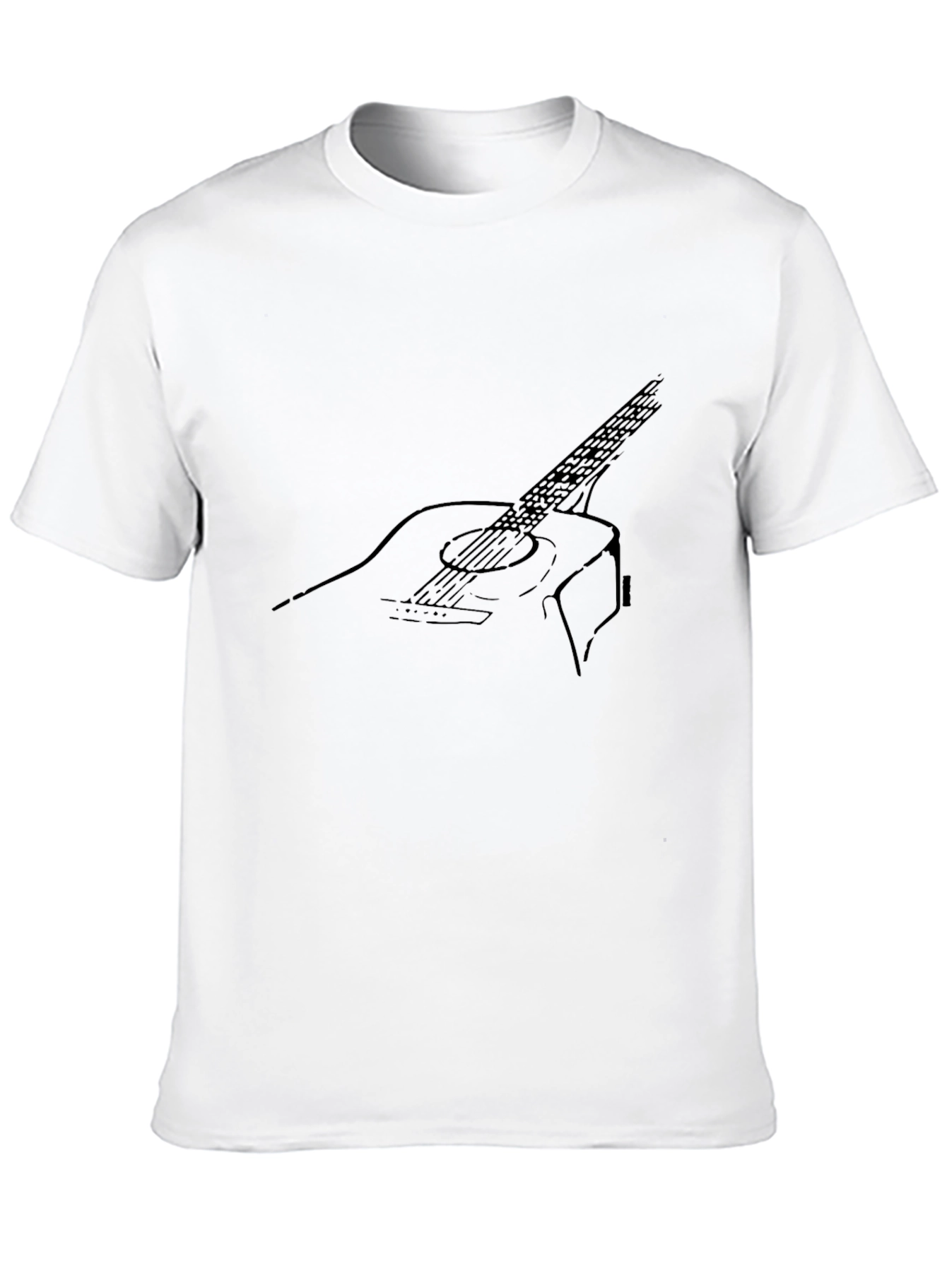 Guitar Player Graphic Tee - Classic Black