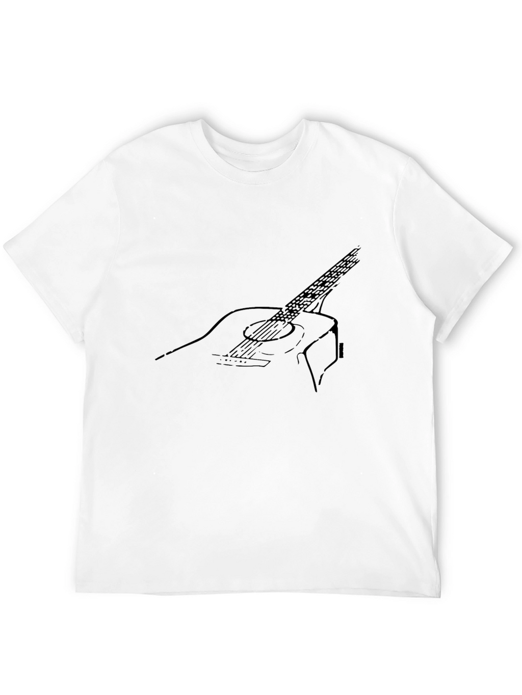 Guitar Player Graphic Tee - Classic Black