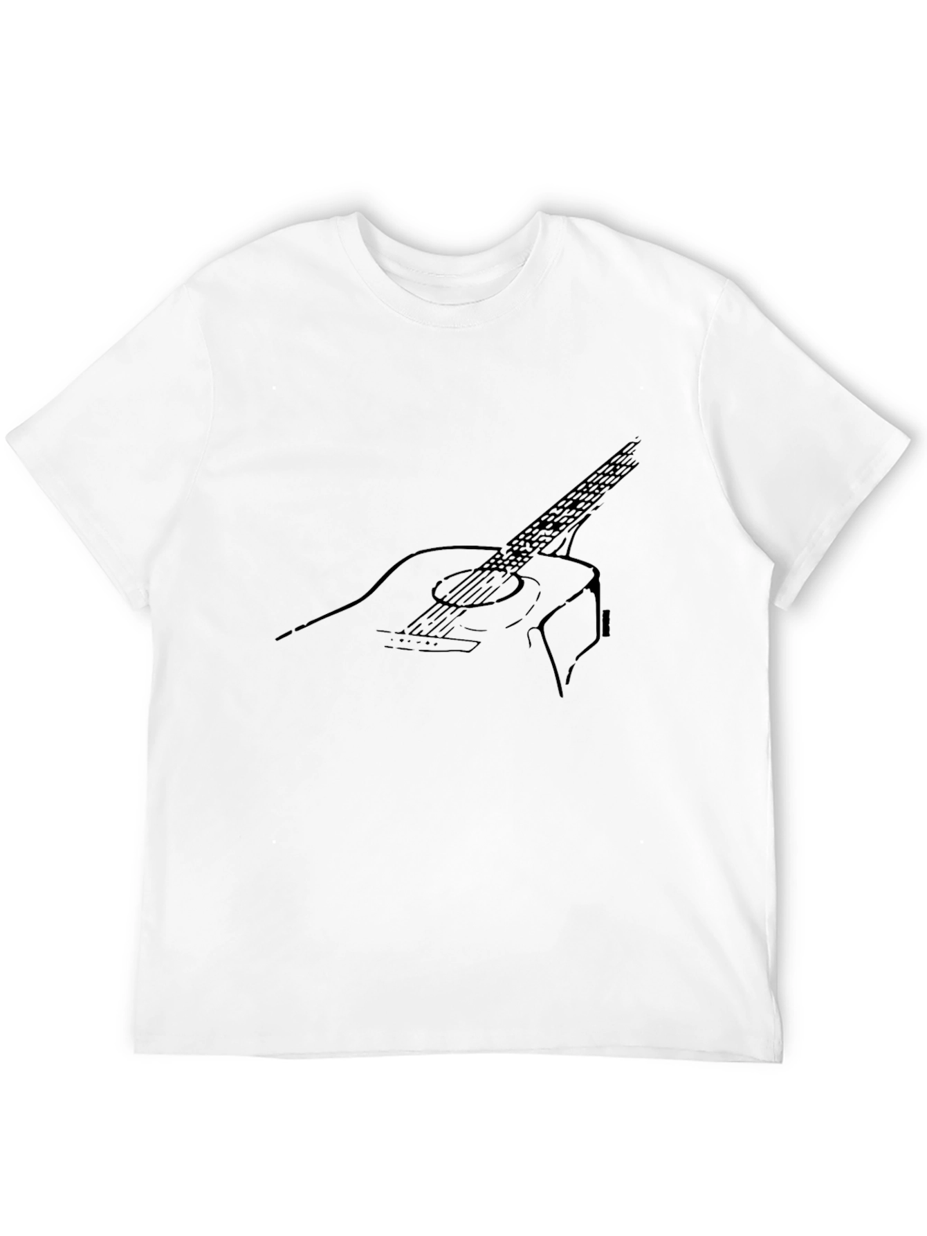 Guitar Player Graphic Tee - Classic Black