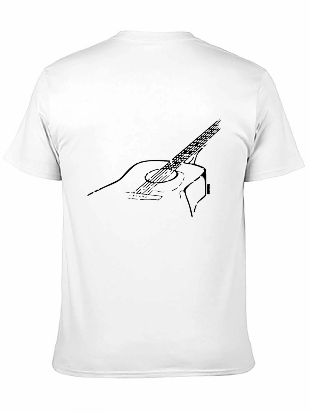 Guitar Player Graphic Tee - Classic Black