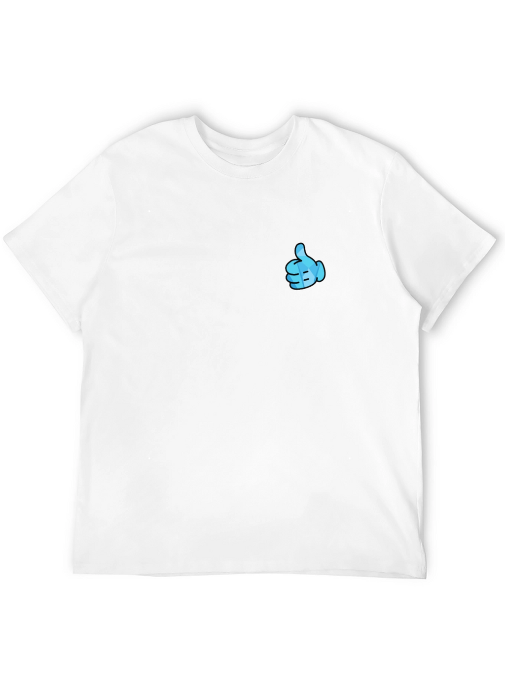 Thumbs Up Graphic Black T-Shirt - Casual Style