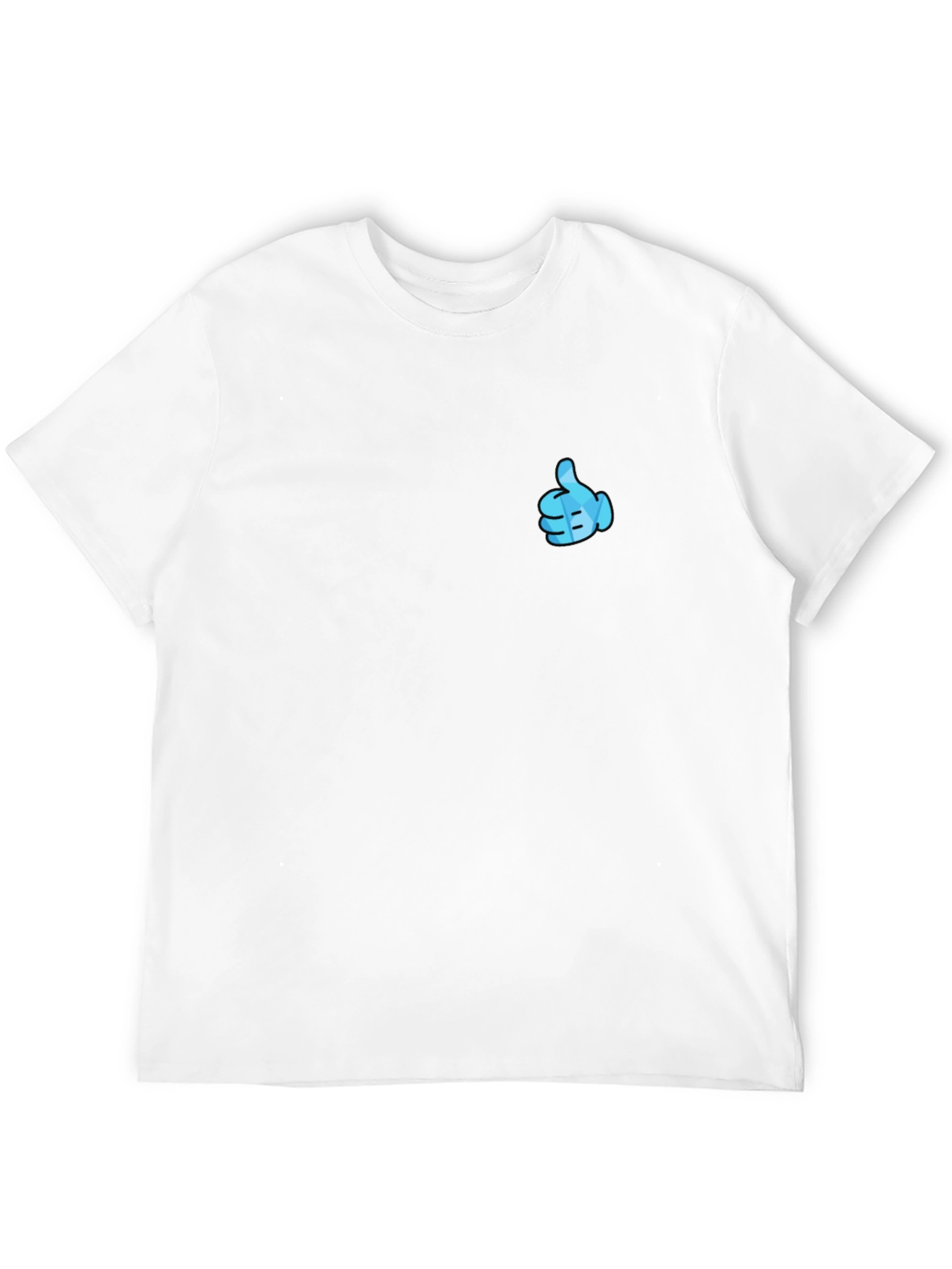 Thumbs Up Graphic Black T-Shirt - Casual Style