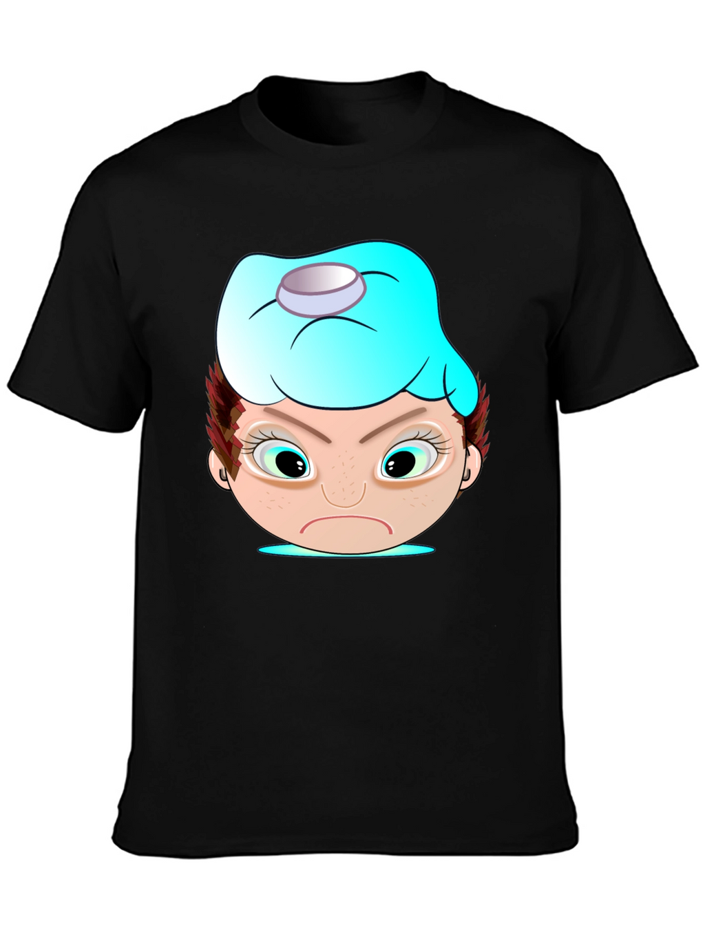 Funny Cartoon Headache T-Shirt
