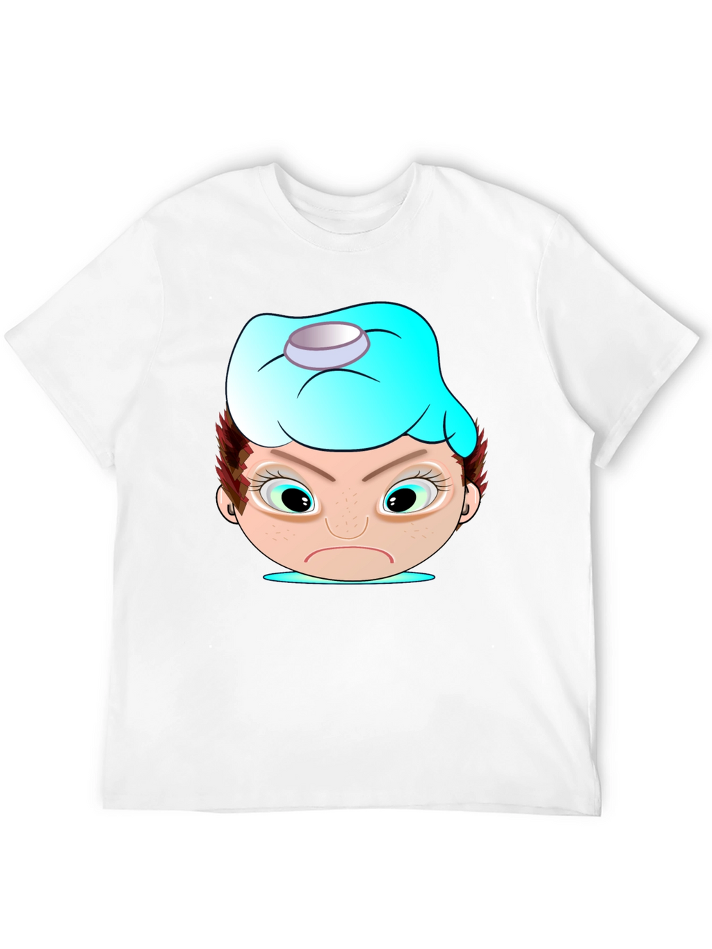 Funny Cartoon Headache T-Shirt