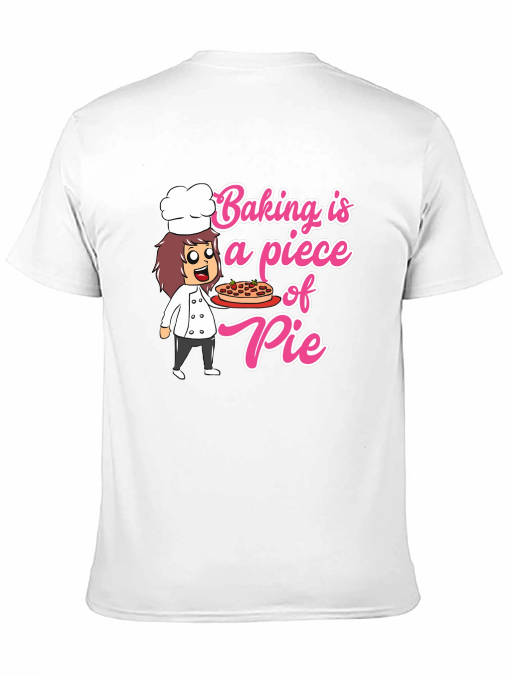Baking is a Piece of Pie Black T-Shirt