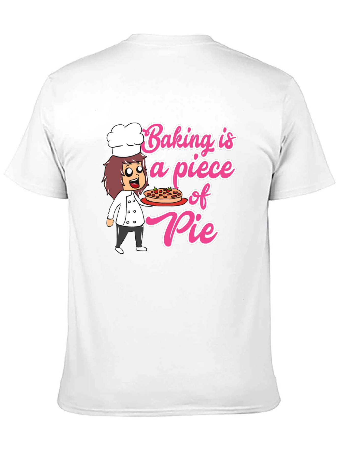 Baking is a Piece of Pie Black T-Shirt