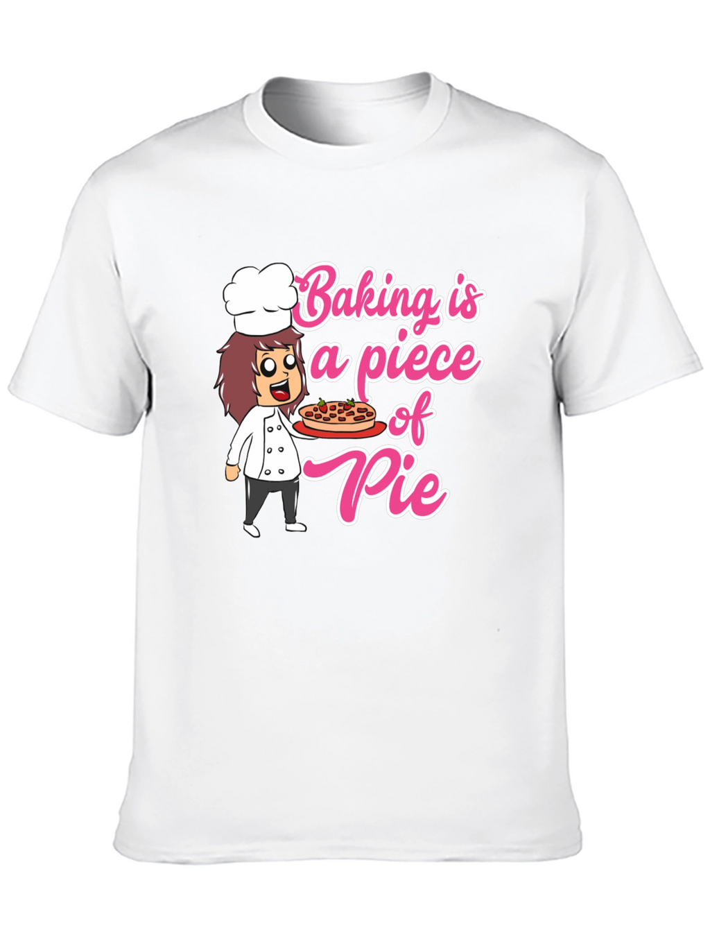 Baking is a Piece of Pie Black T-Shirt