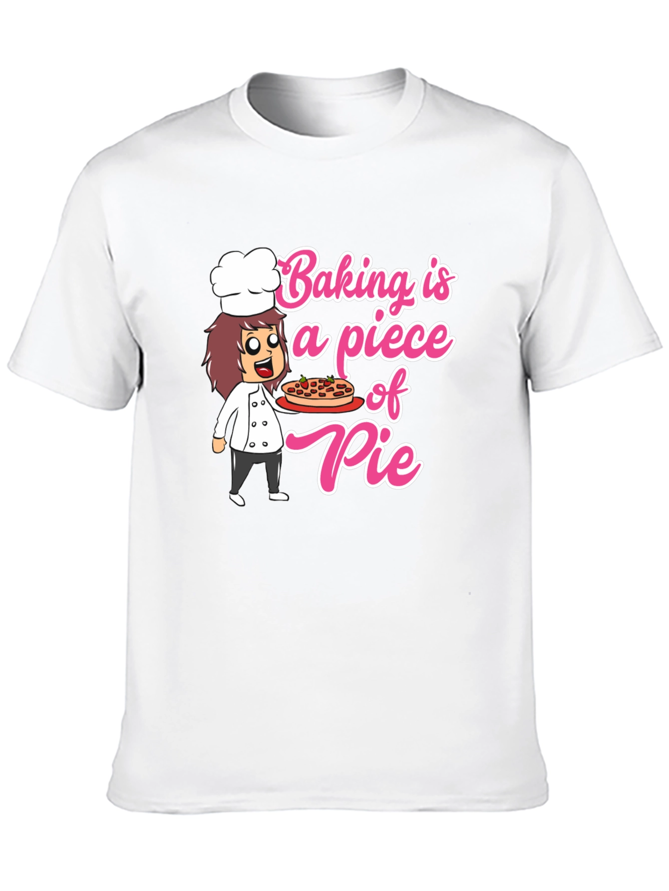 Baking is a Piece of Pie Black T-Shirt