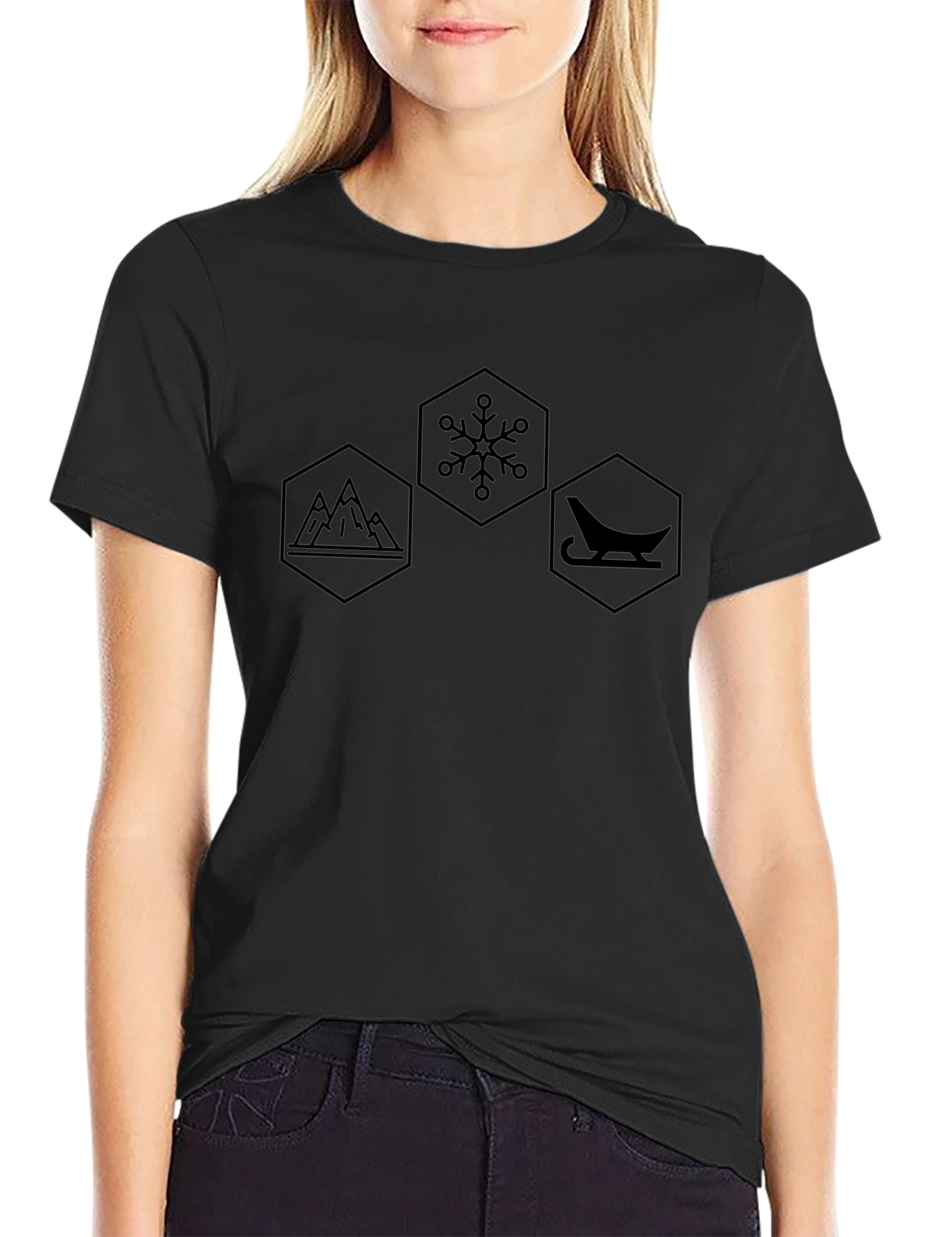Winter Adventure Hexagon T-Shirt