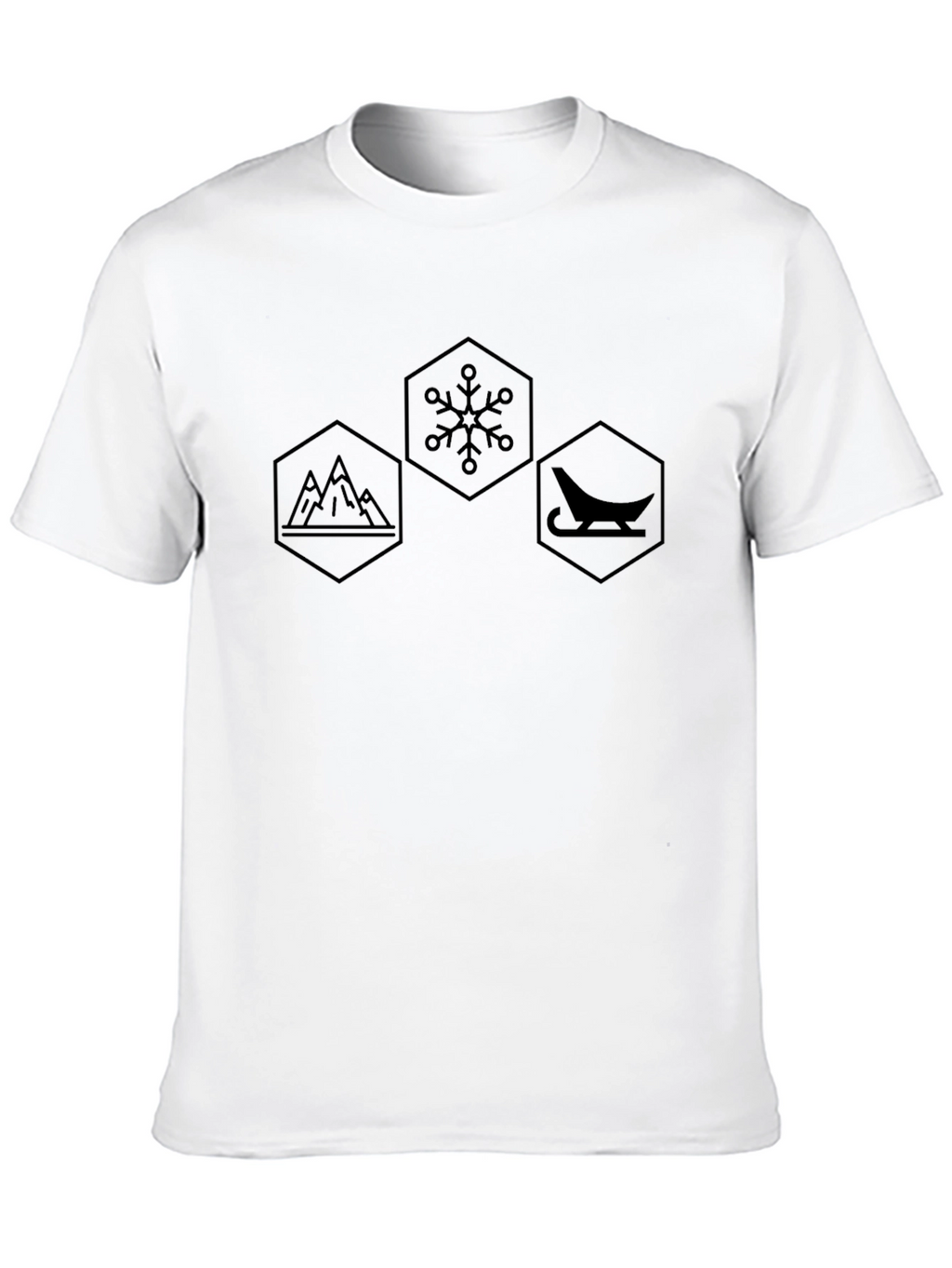 Winter Adventure Hexagon T-Shirt