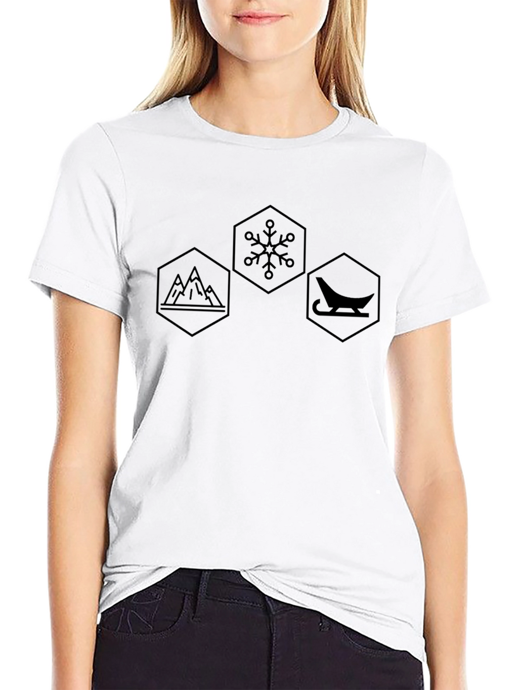 Winter Adventure Hexagon T-Shirt