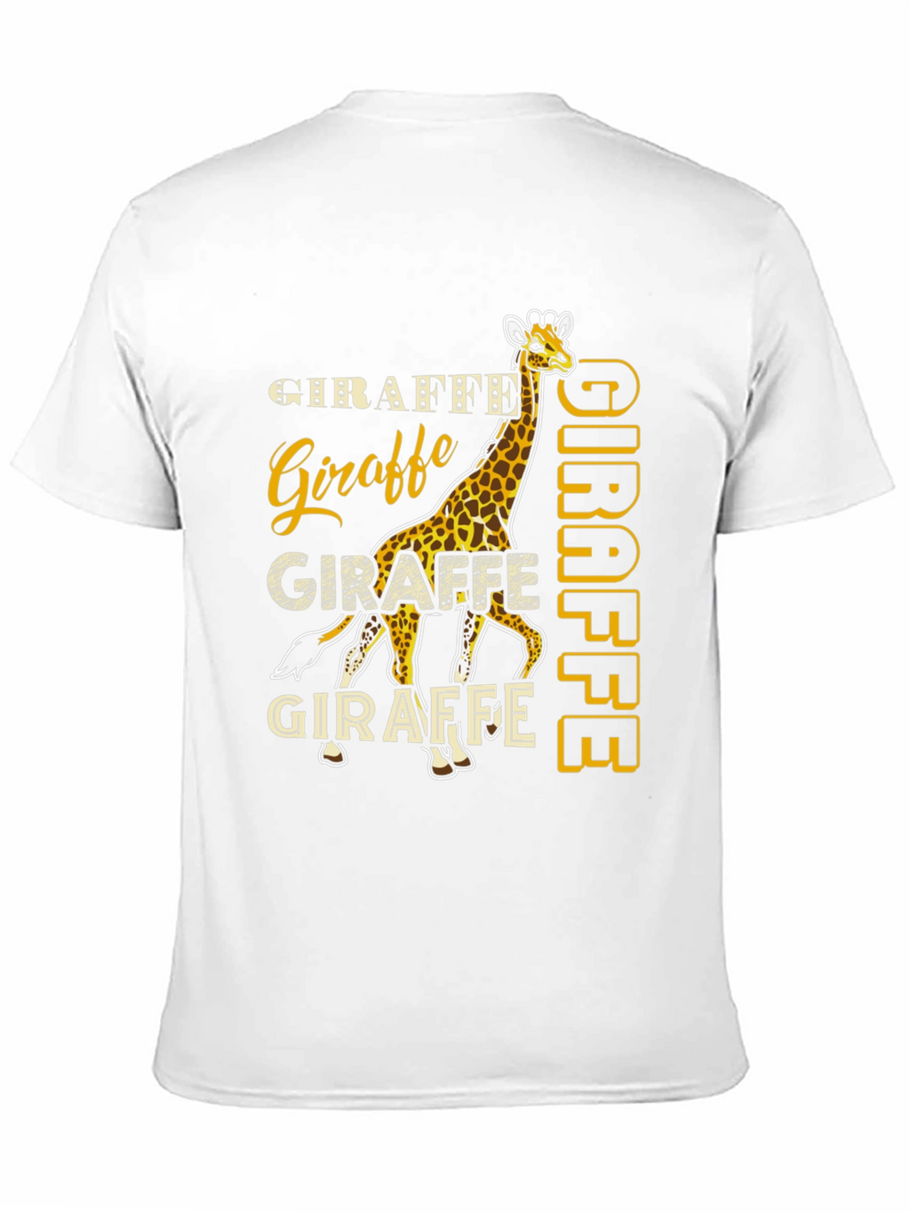 Giraffe Graphic Tee - Novelty Animal Print T-Shirt