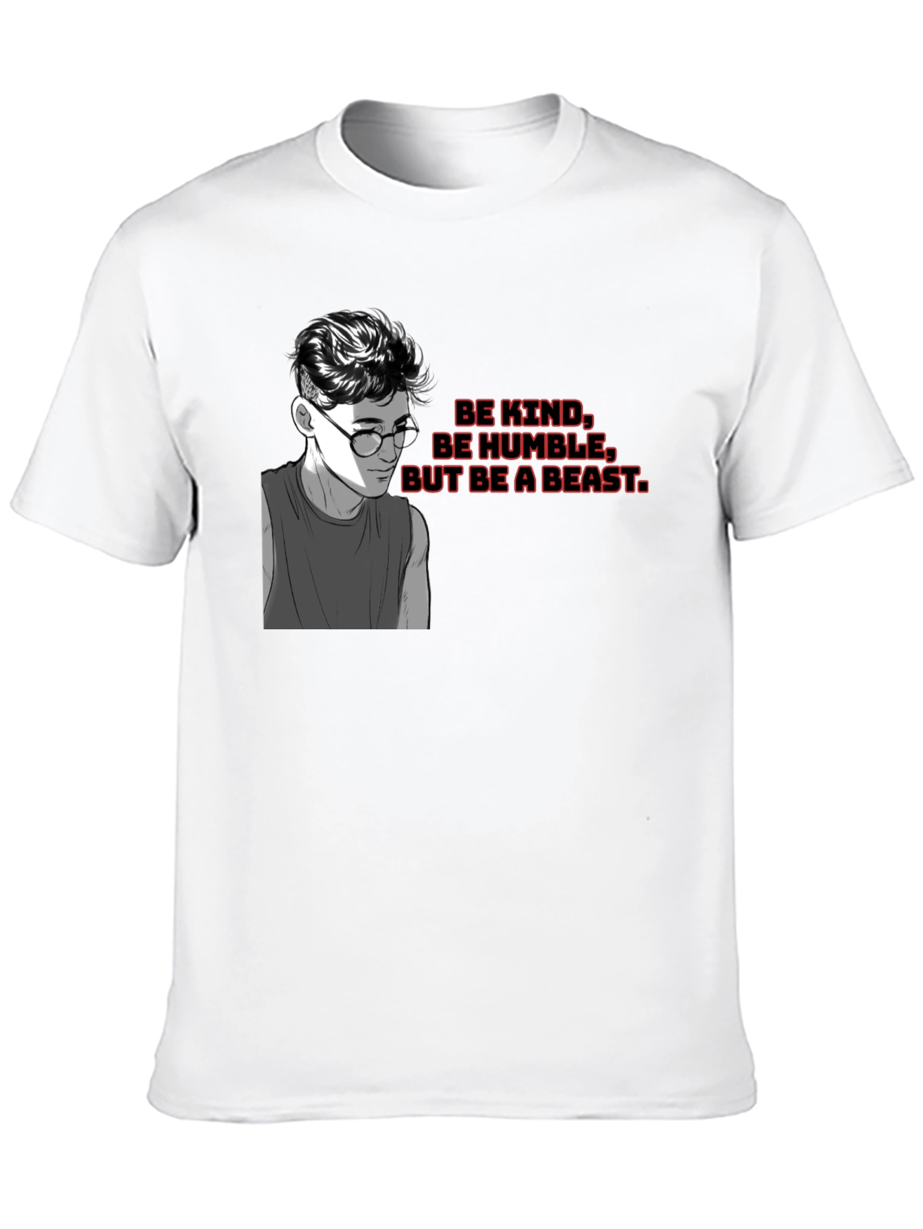 Be Kind Be Humble T-Shirt - Black Graphic Tee