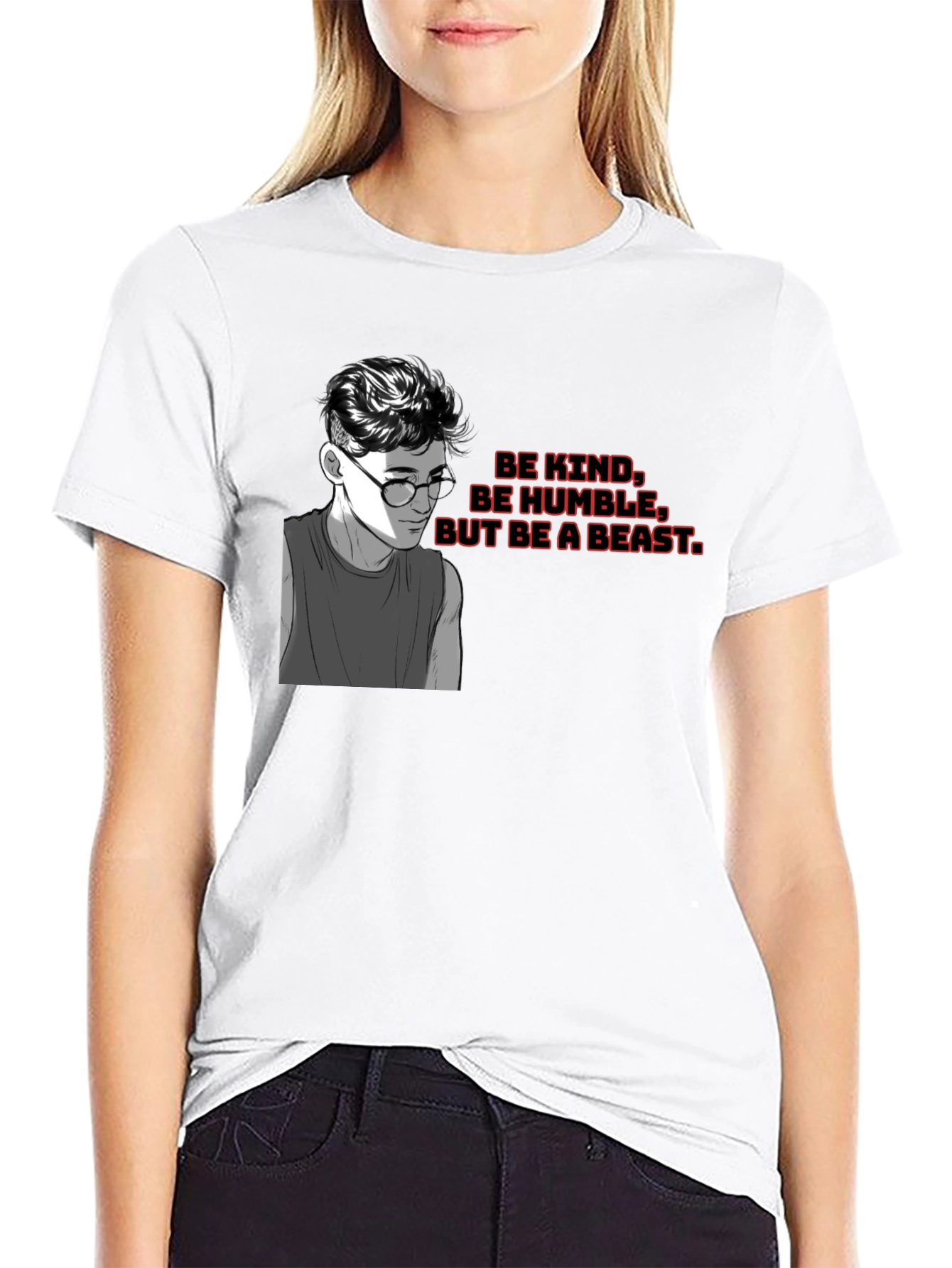 Be Kind Be Humble T-Shirt - Black Graphic Tee