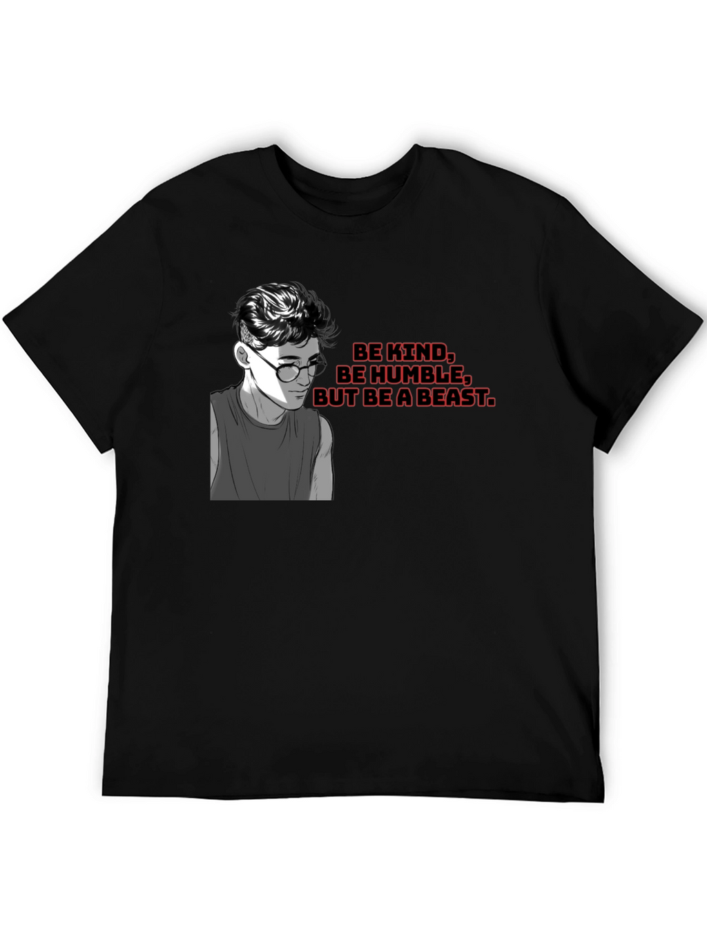 Be Kind Be Humble T-Shirt - Black Graphic Tee