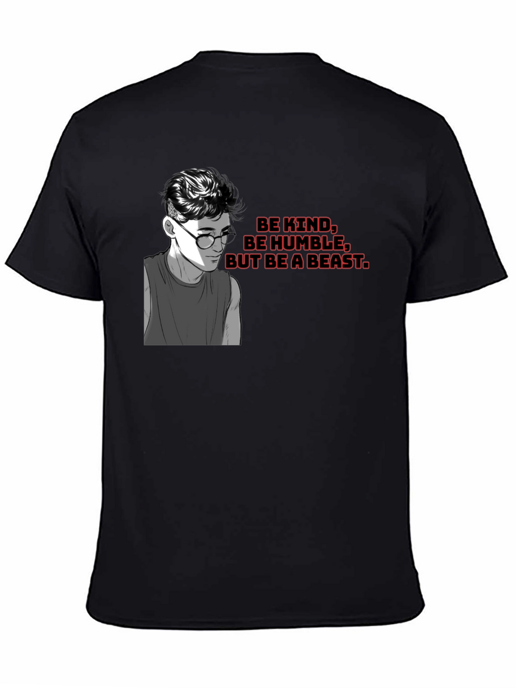 Be Kind Be Humble T-Shirt - Black Graphic Tee