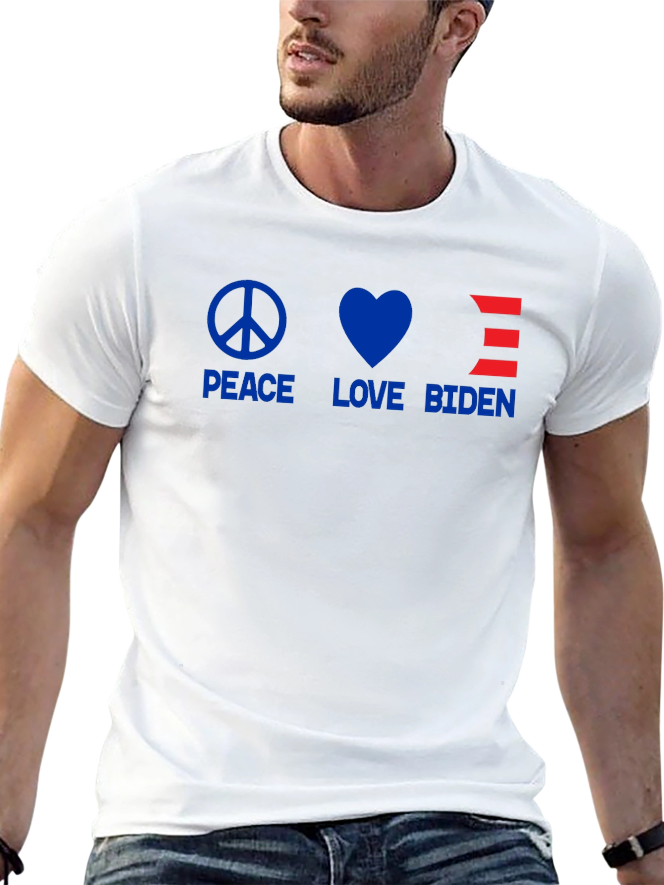 Peace Love Biden T-Shirt - Political Statement Tee