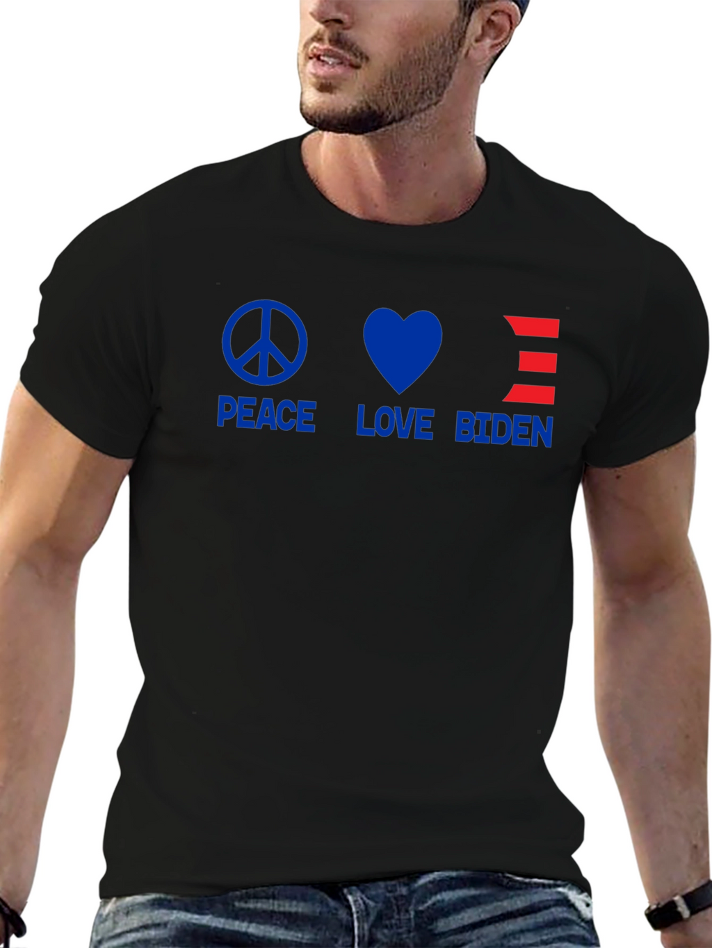 Peace Love Biden T-Shirt - Political Statement Tee