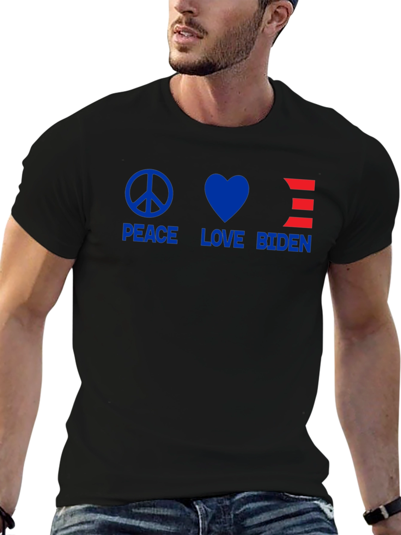 Peace Love Biden T-Shirt - Political Statement Tee