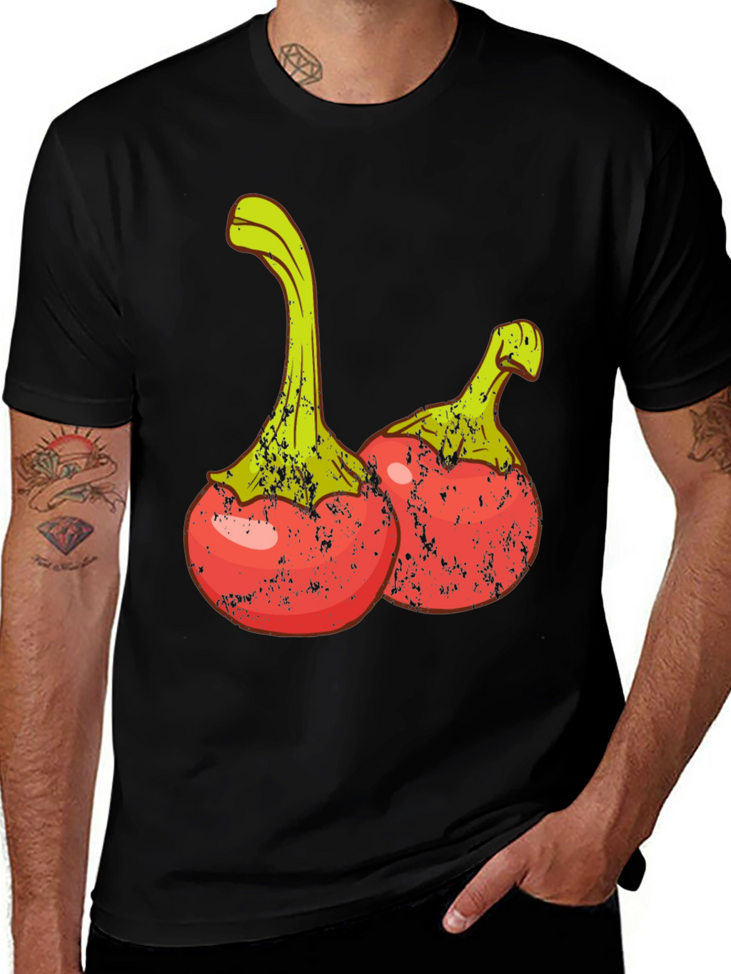 Retro Chili Pepper Graphic Tee